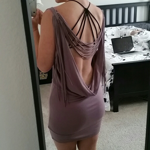 Free People Dresses & Skirts - Free People Dusty Lavender Fringe Dress - S